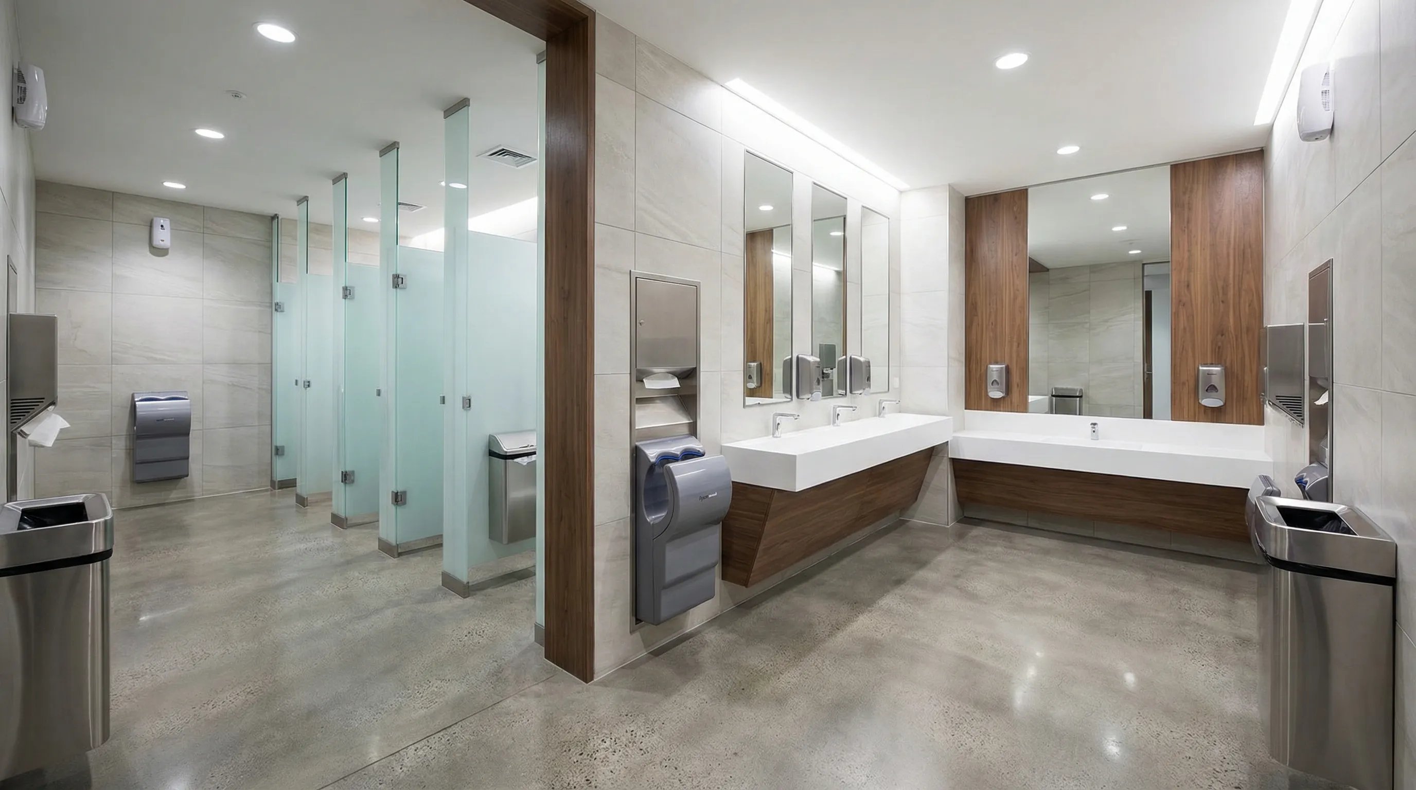 Commercial washroom hygiene services