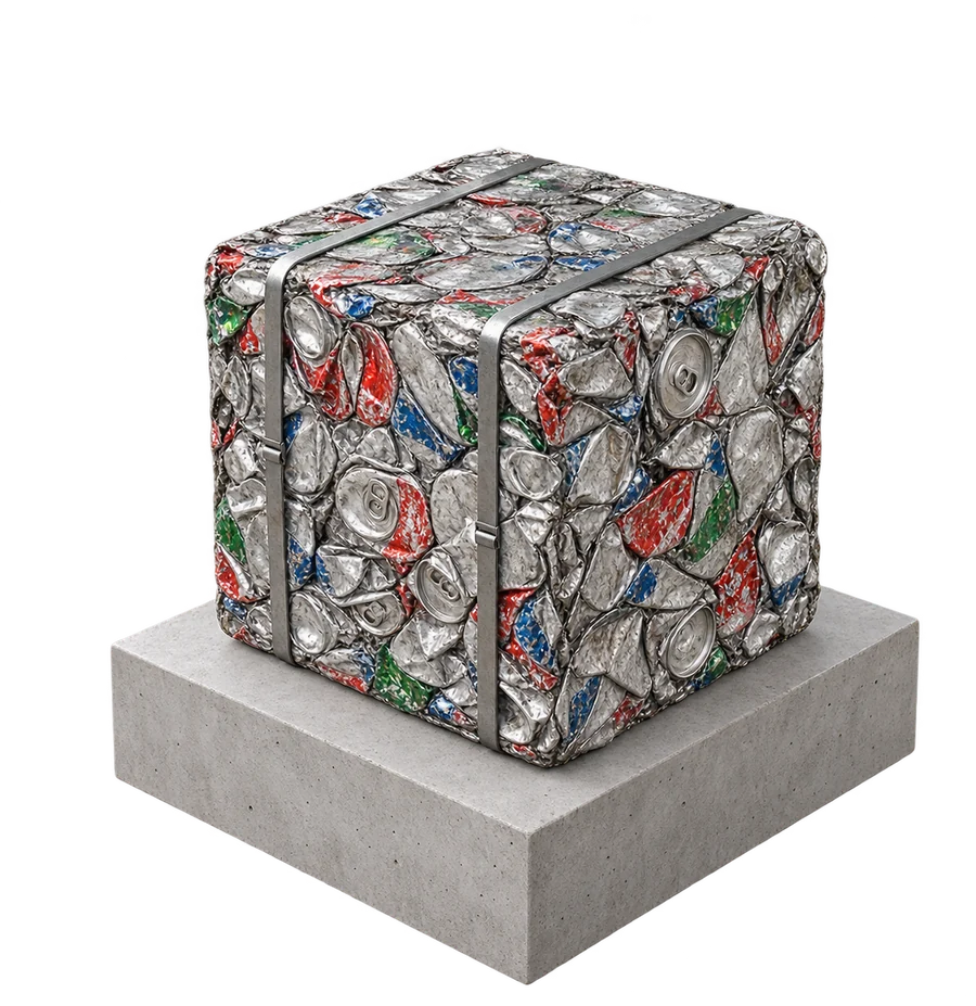 Illustration of scrap metal