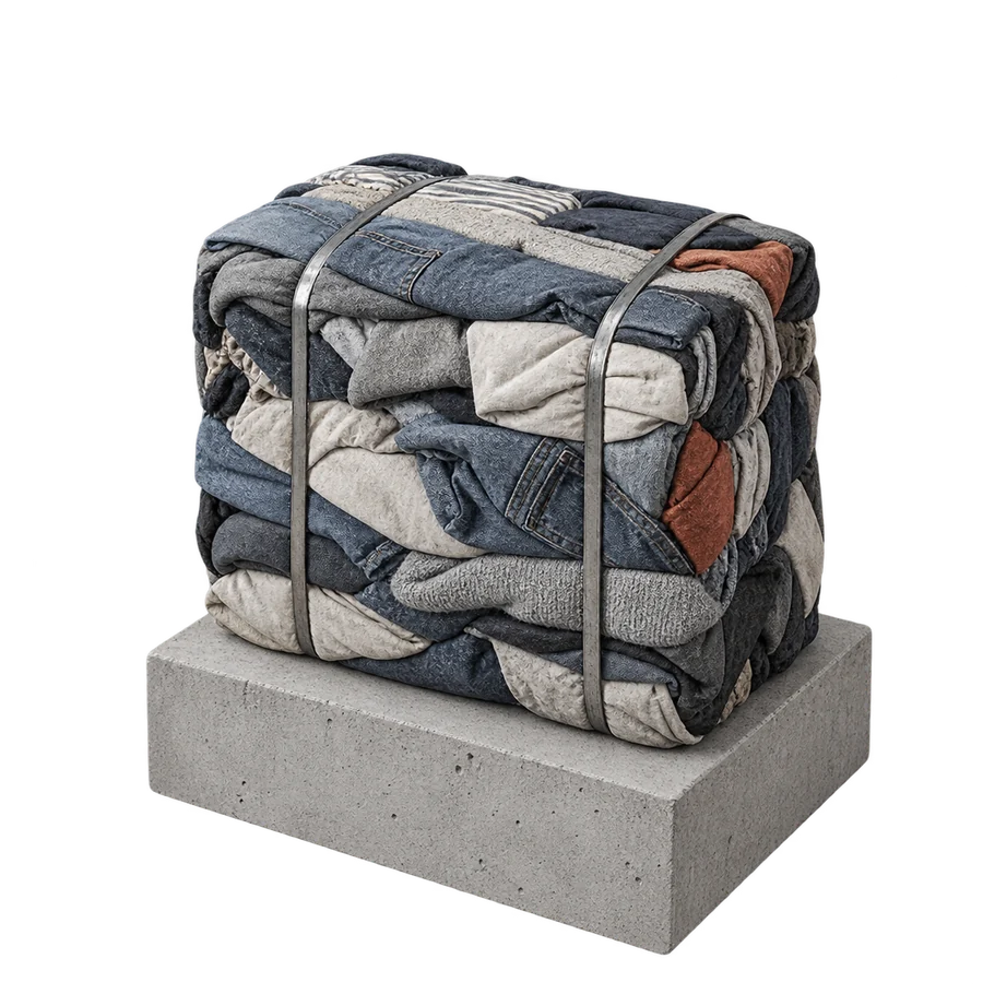 Illustration of linen waste