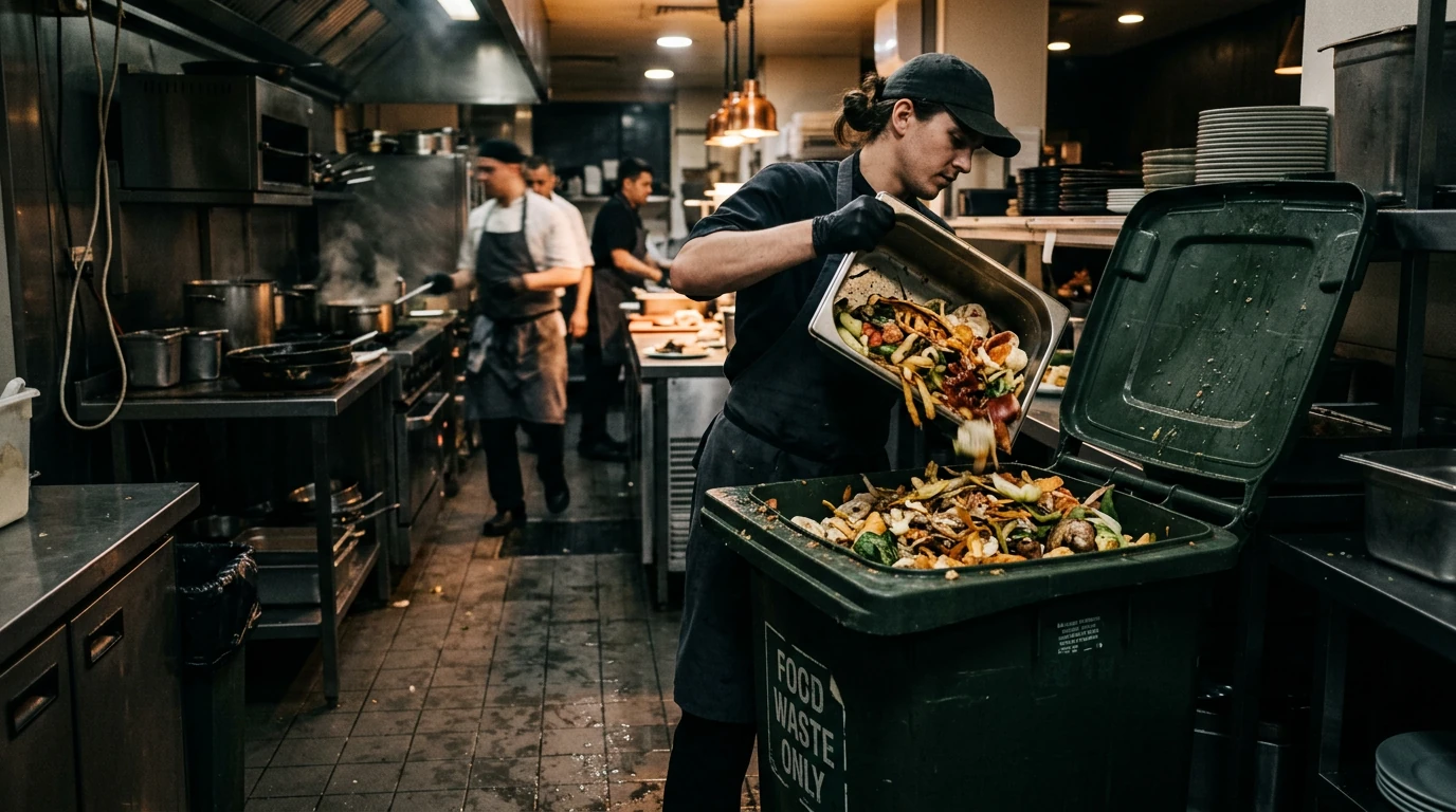 Restaurant kitchen waste