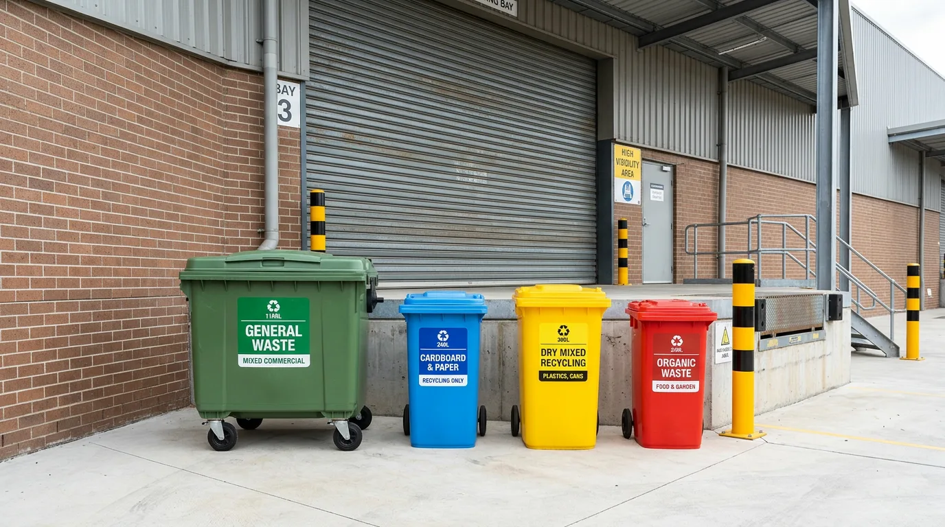 Commercial waste bins