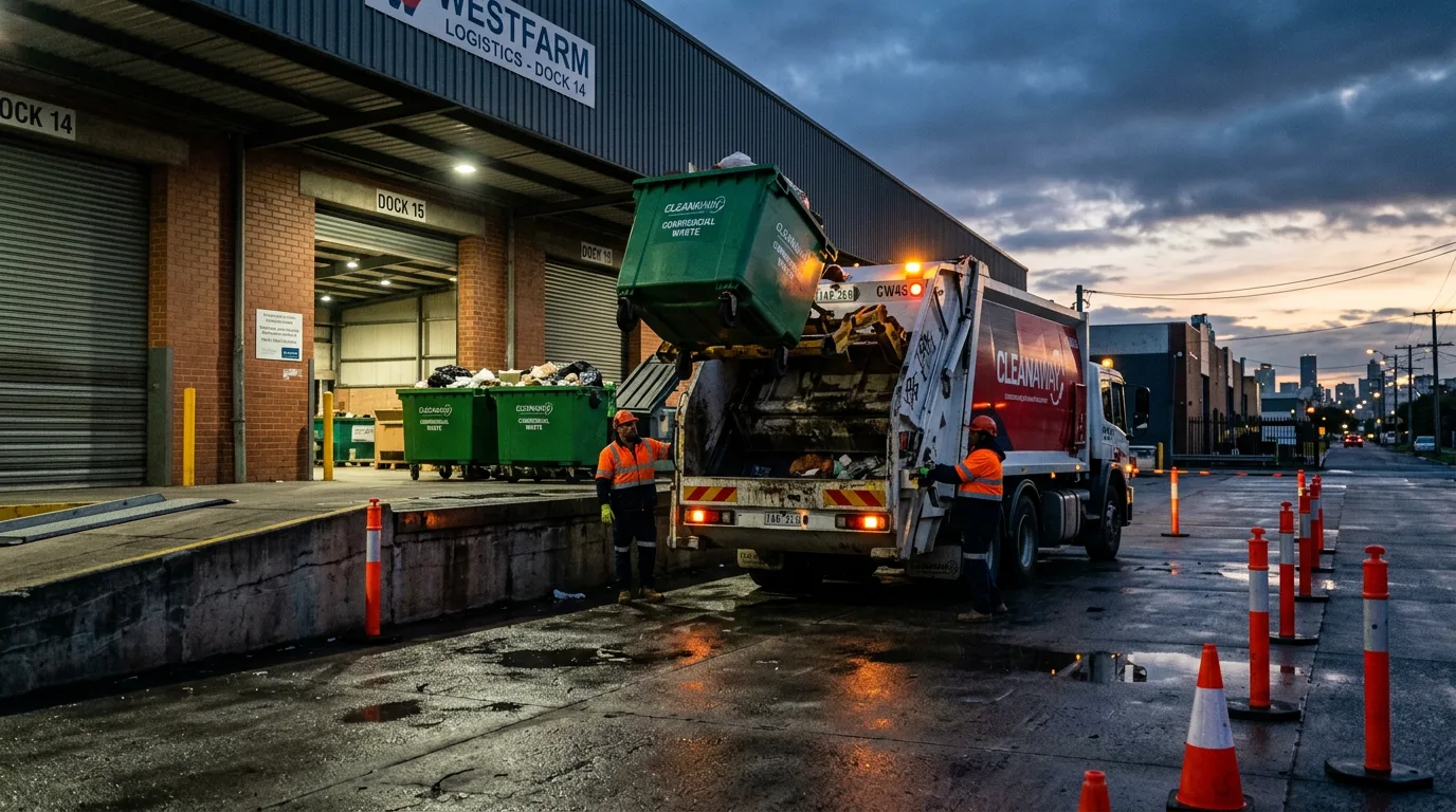 Commercial waste compactor