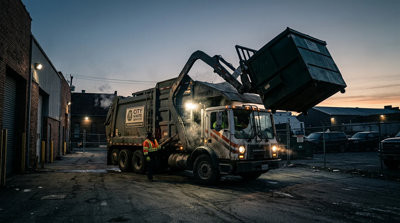 Waste collection truck
