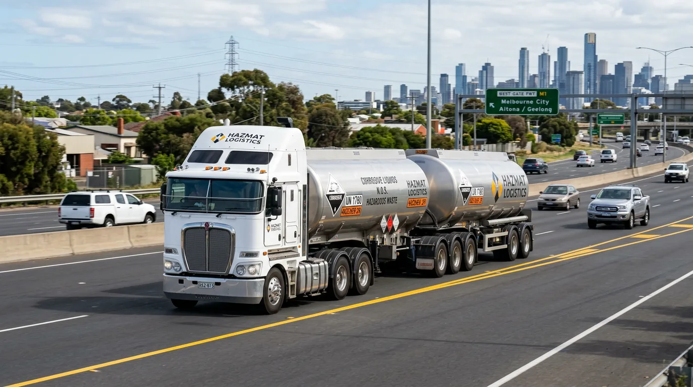 Licensed hazardous waste transport