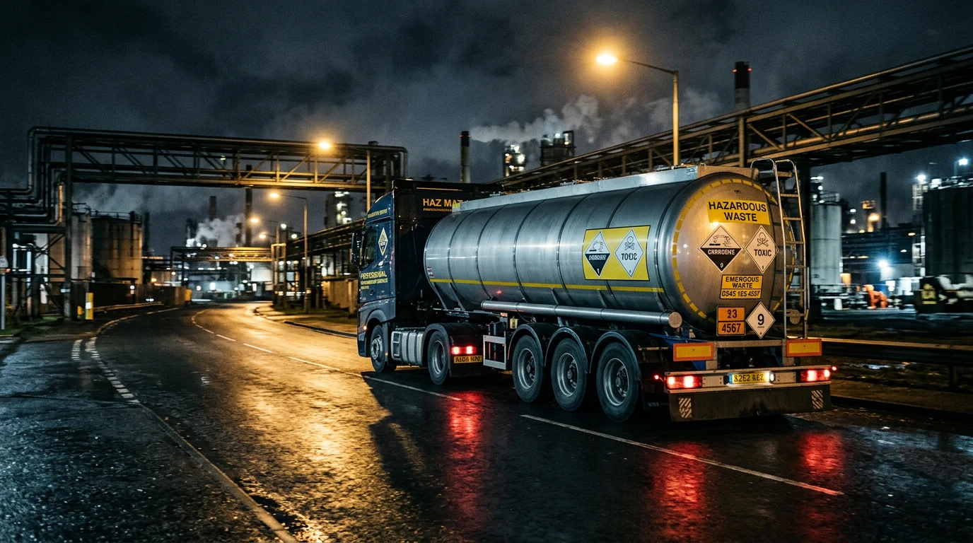 Compliant hazardous waste transport