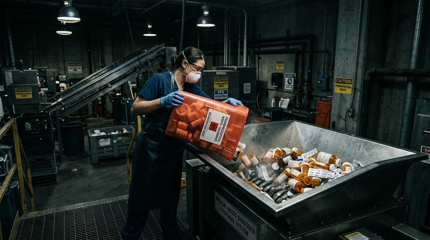 Pharmaceutical waste disposal