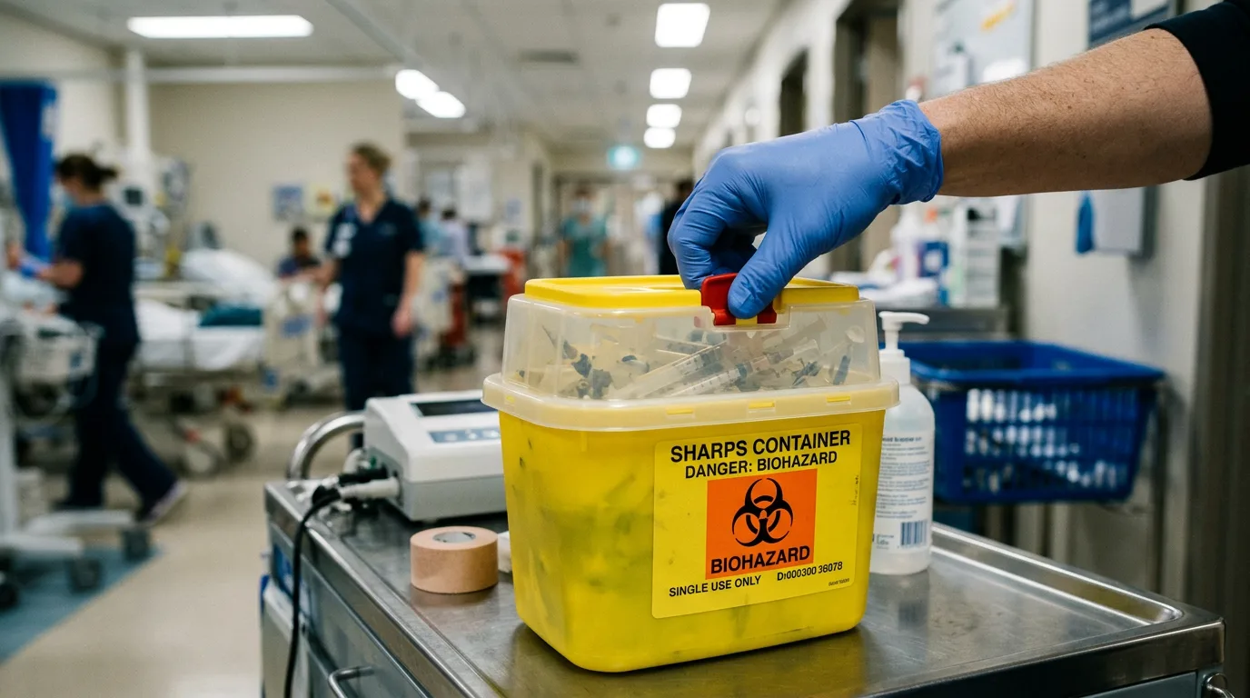 Licensed healthcare waste disposal