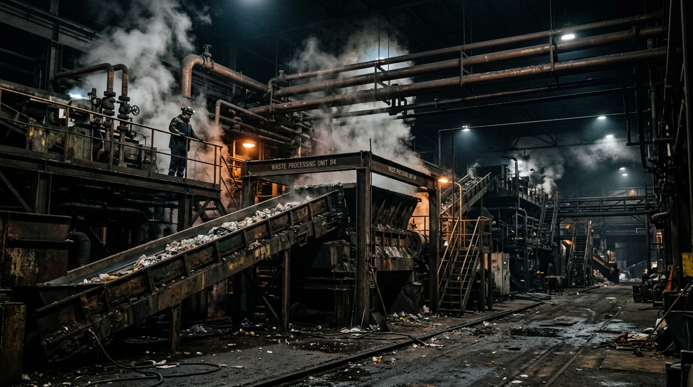 Industrial factory waste management