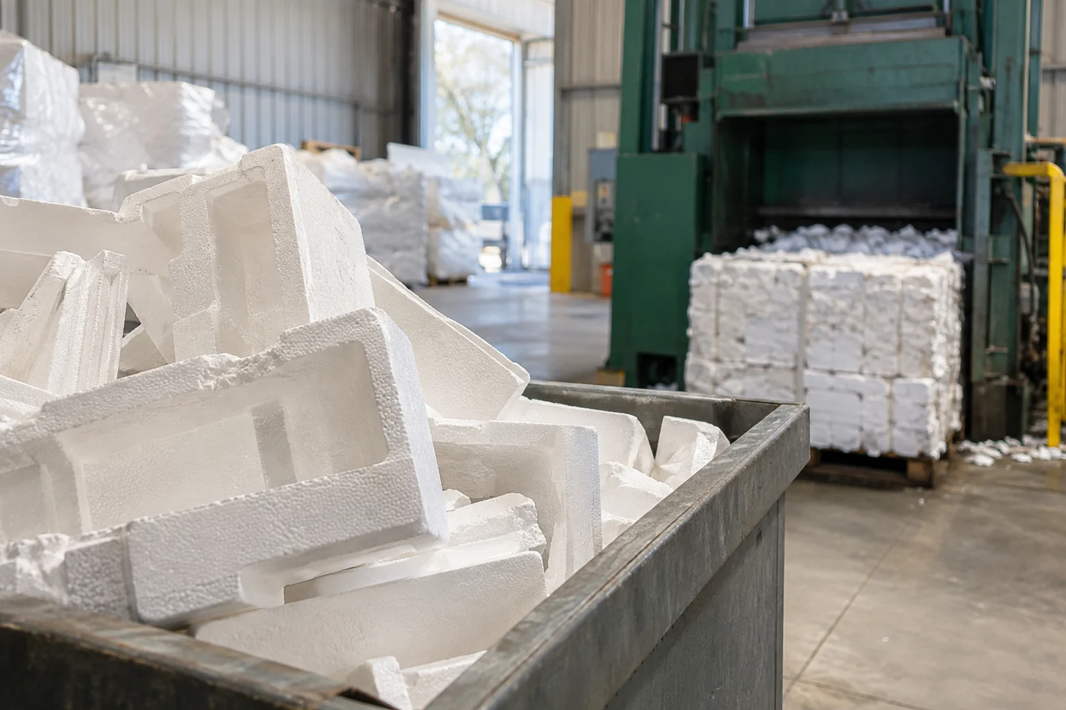 Illustrative scene for Polystyrene & EPS Recycling for Melbourne Businesses