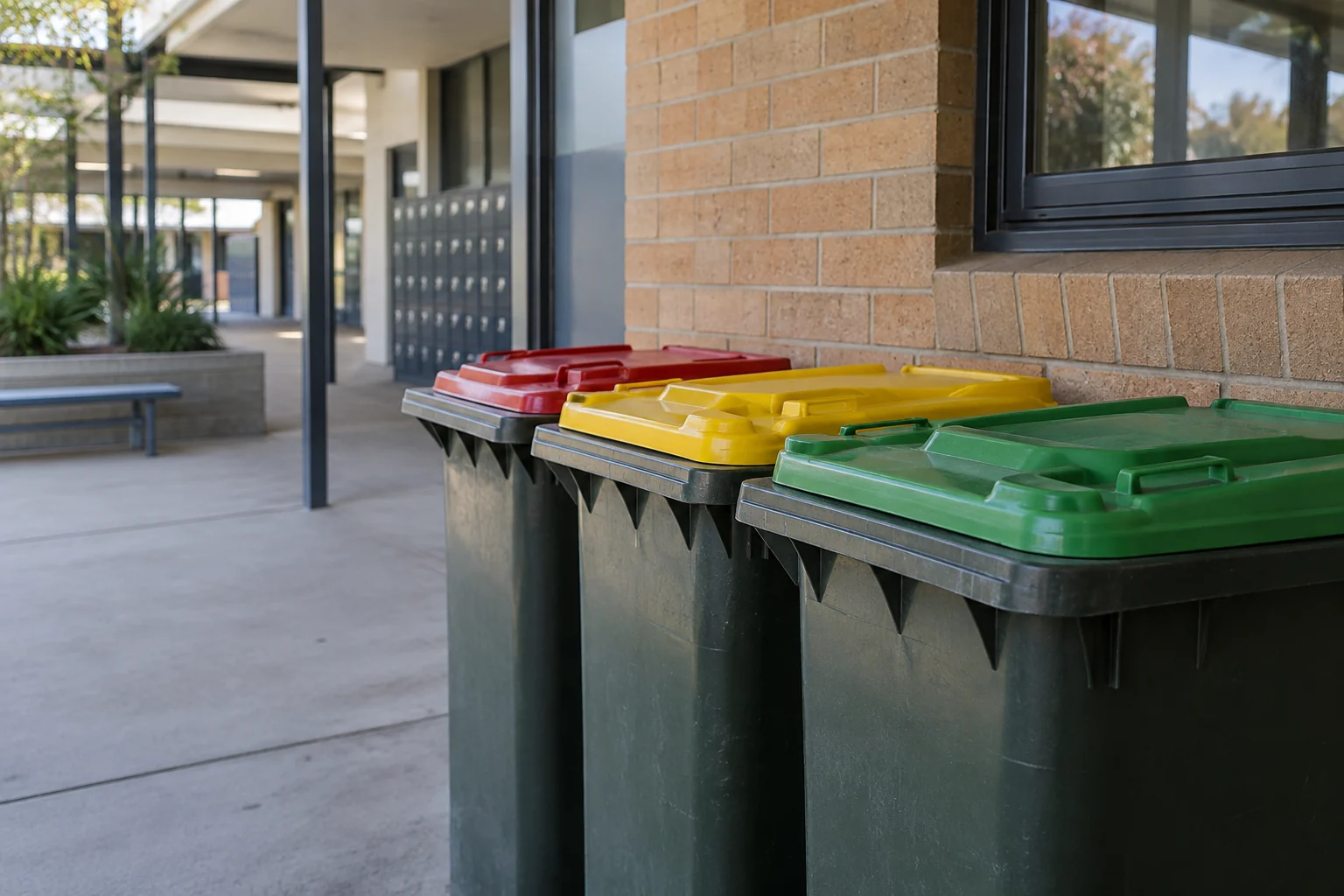 Illustrative scene for Waste Management for Schools and Universities in Victoria