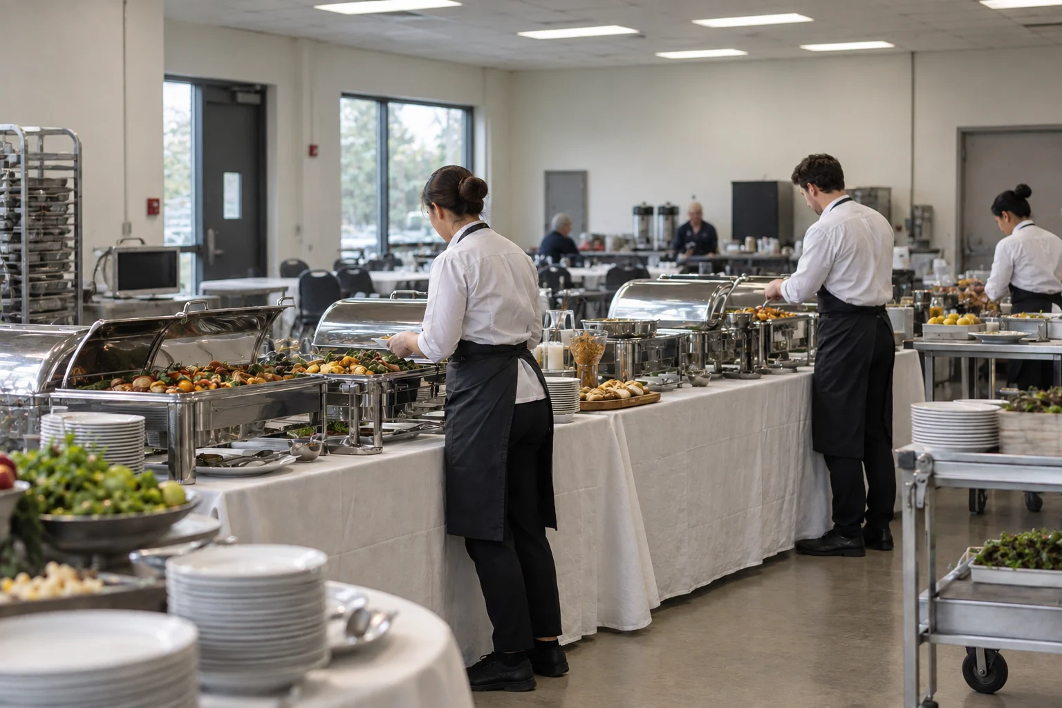 Illustrative catering companies premises