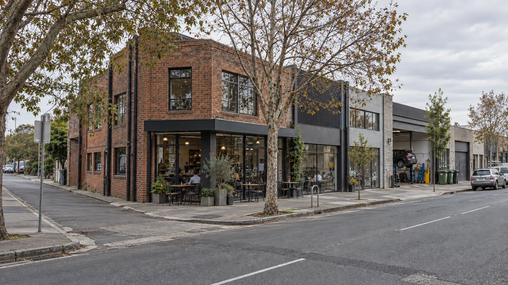 Illustrative commercial neighbourhood