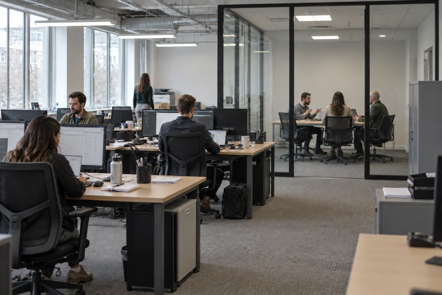 Illustrative office buildings premises