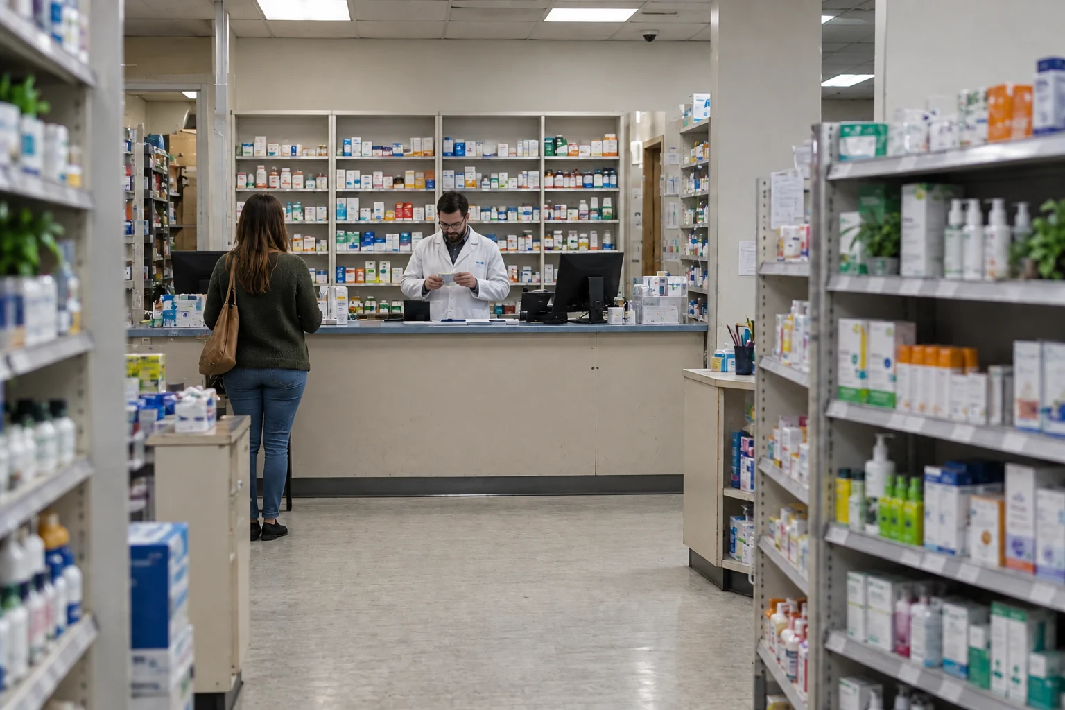 Illustrative pharmacies premises