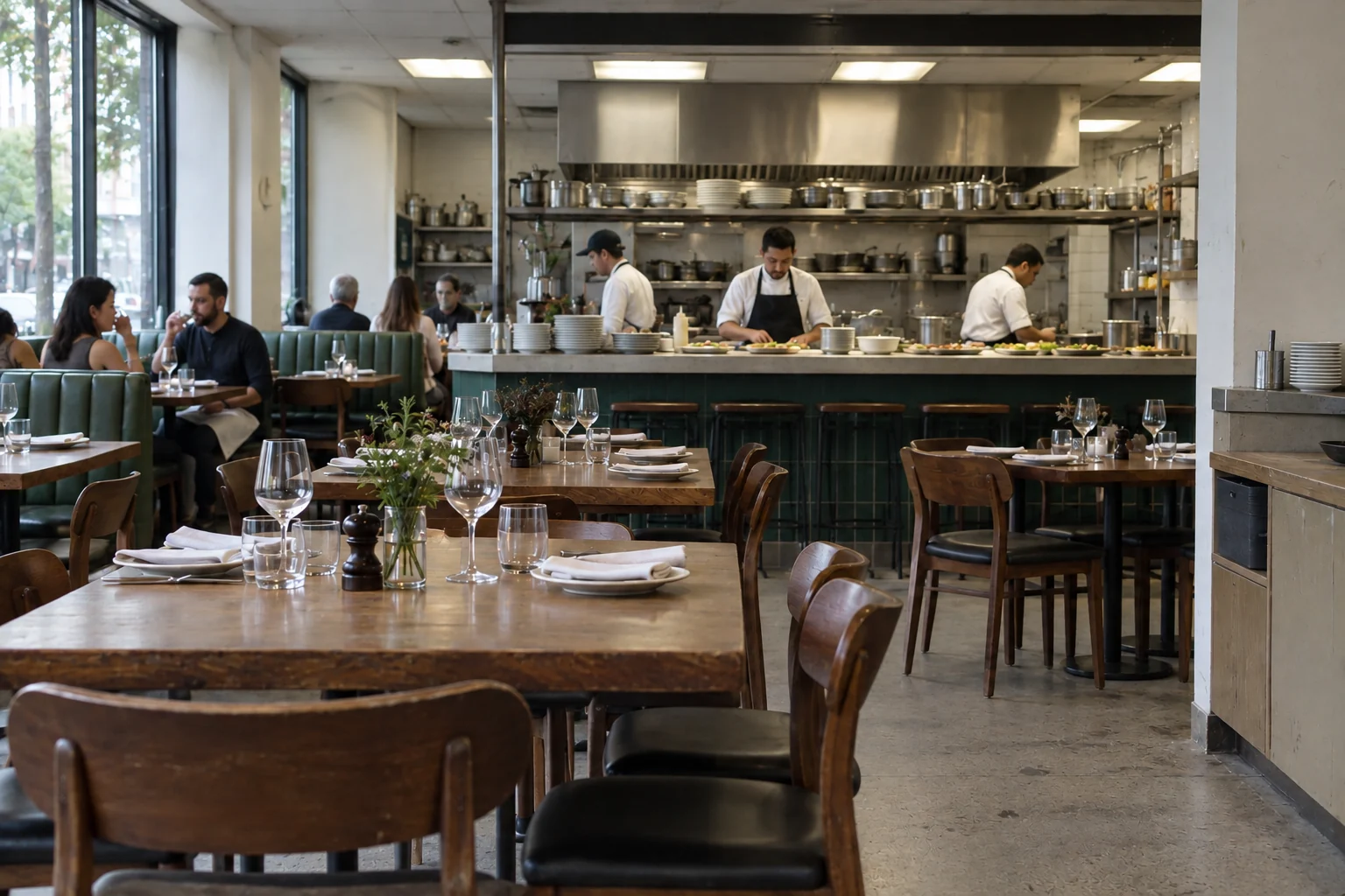 Illustrative restaurants & dining premises
