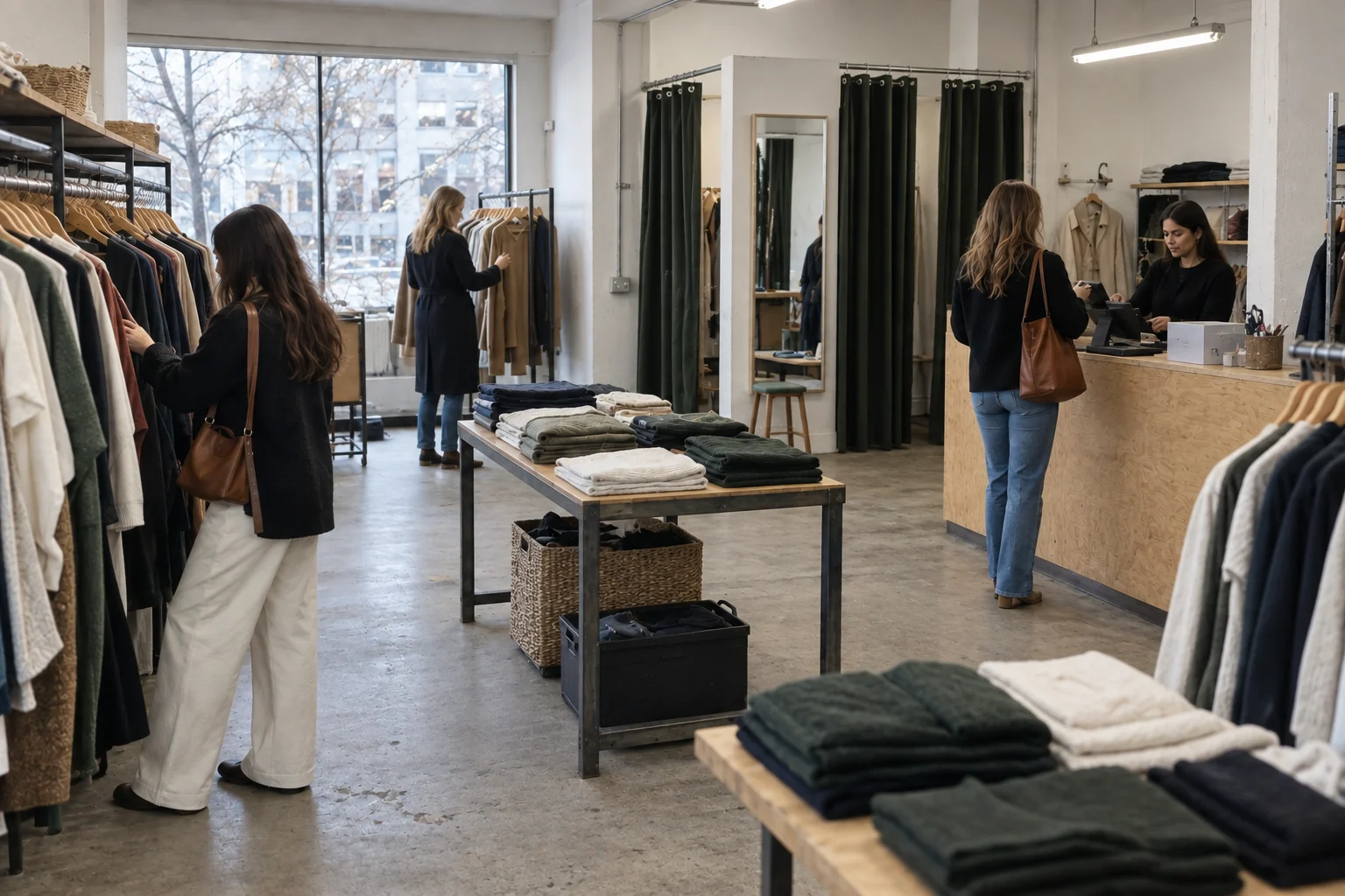 Illustrative retail stores premises