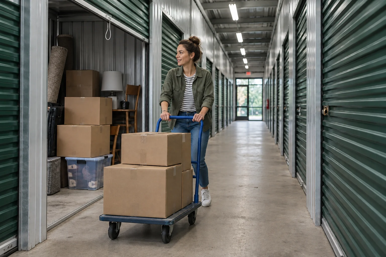 Illustrative self-storage facilities premises