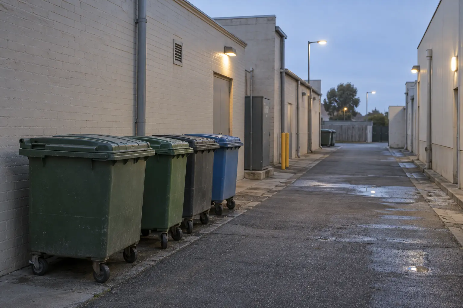 Illustration accompanying Can I get after-hours or early morning waste collection?
