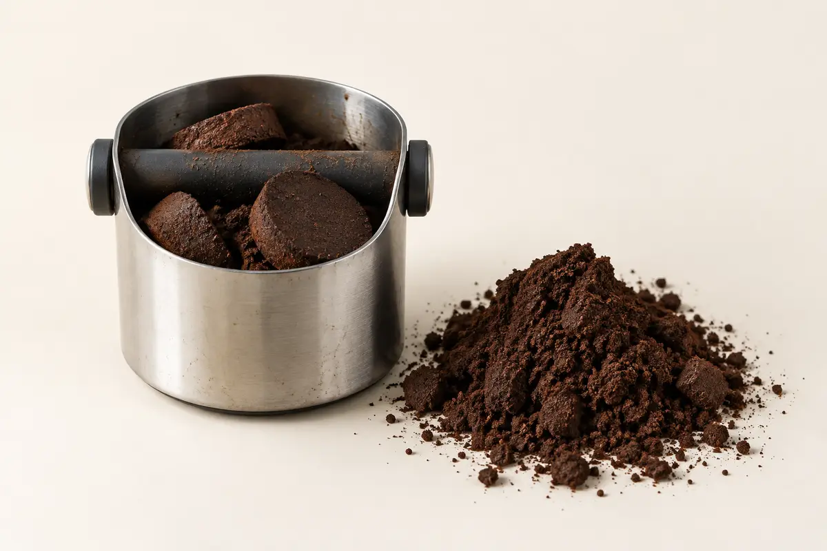 Illustrative spent coffee grounds