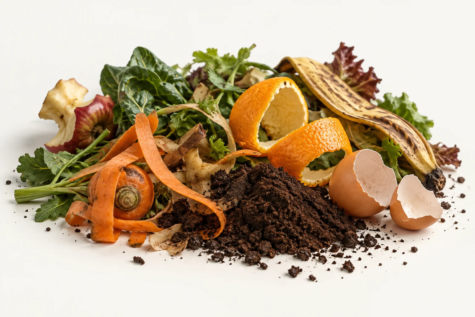 Illustration of food waste