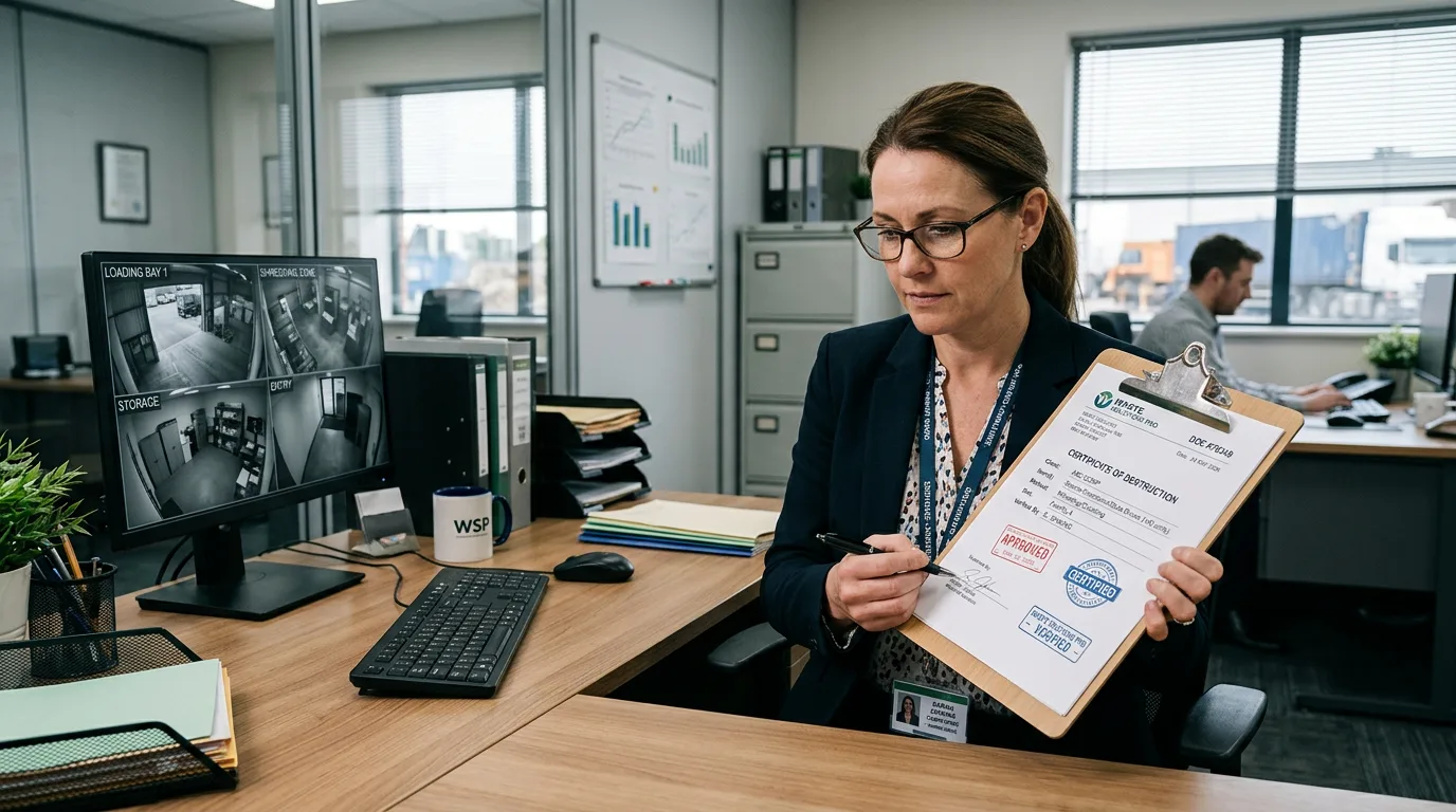 Destruction compliance