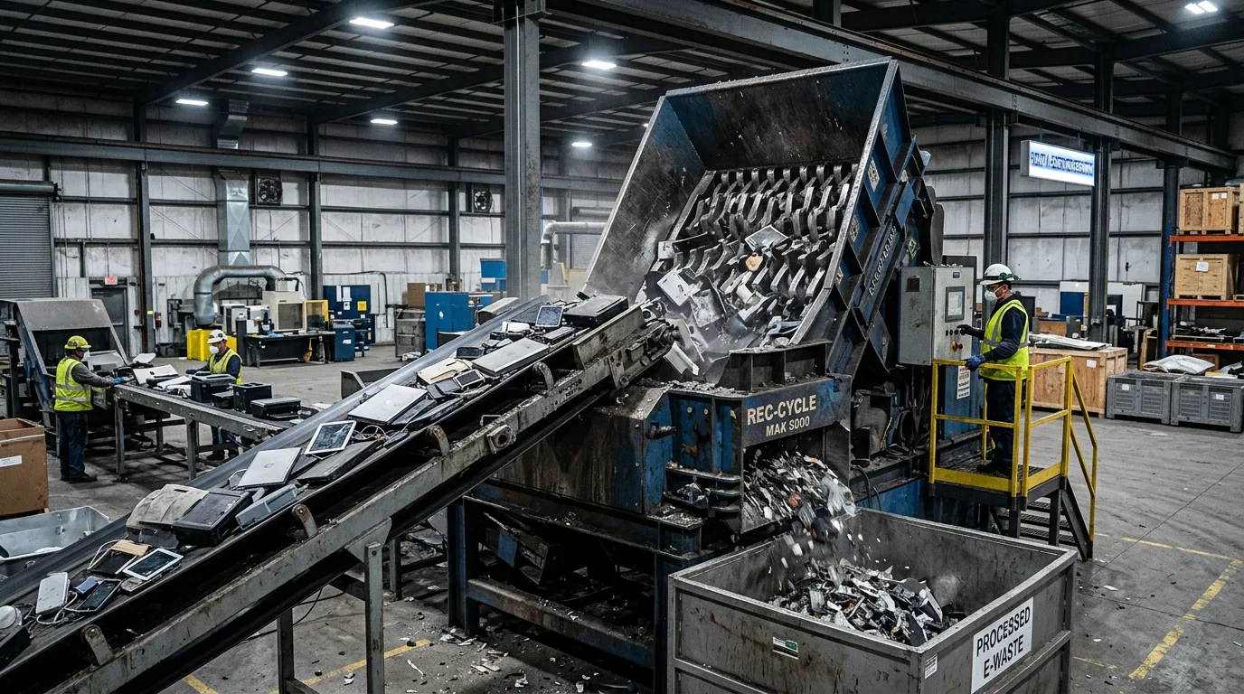 Industrial shredding