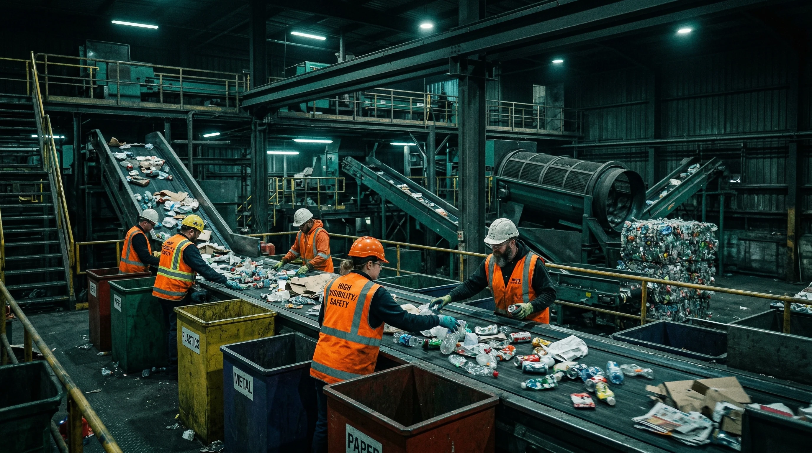 Waste sorting facility