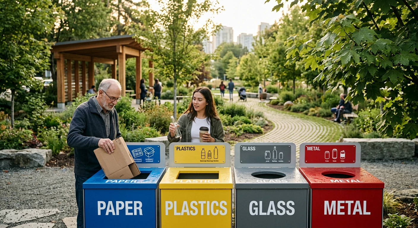 Carbon footprint of waste